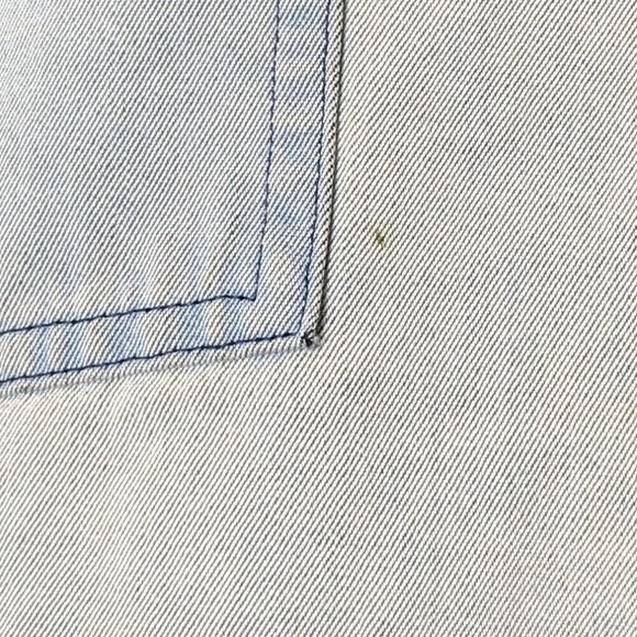 MCKENZIE TRIBE Men's Acid Wash Blue Chambray, Snap Long Sleeve Shirt; Size L-XL - Picture 4 of 6